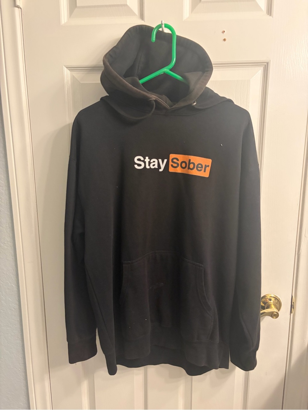 Comedy Stay Sober Black Hoodie